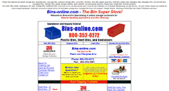 Desktop Screenshot of bins-online.com